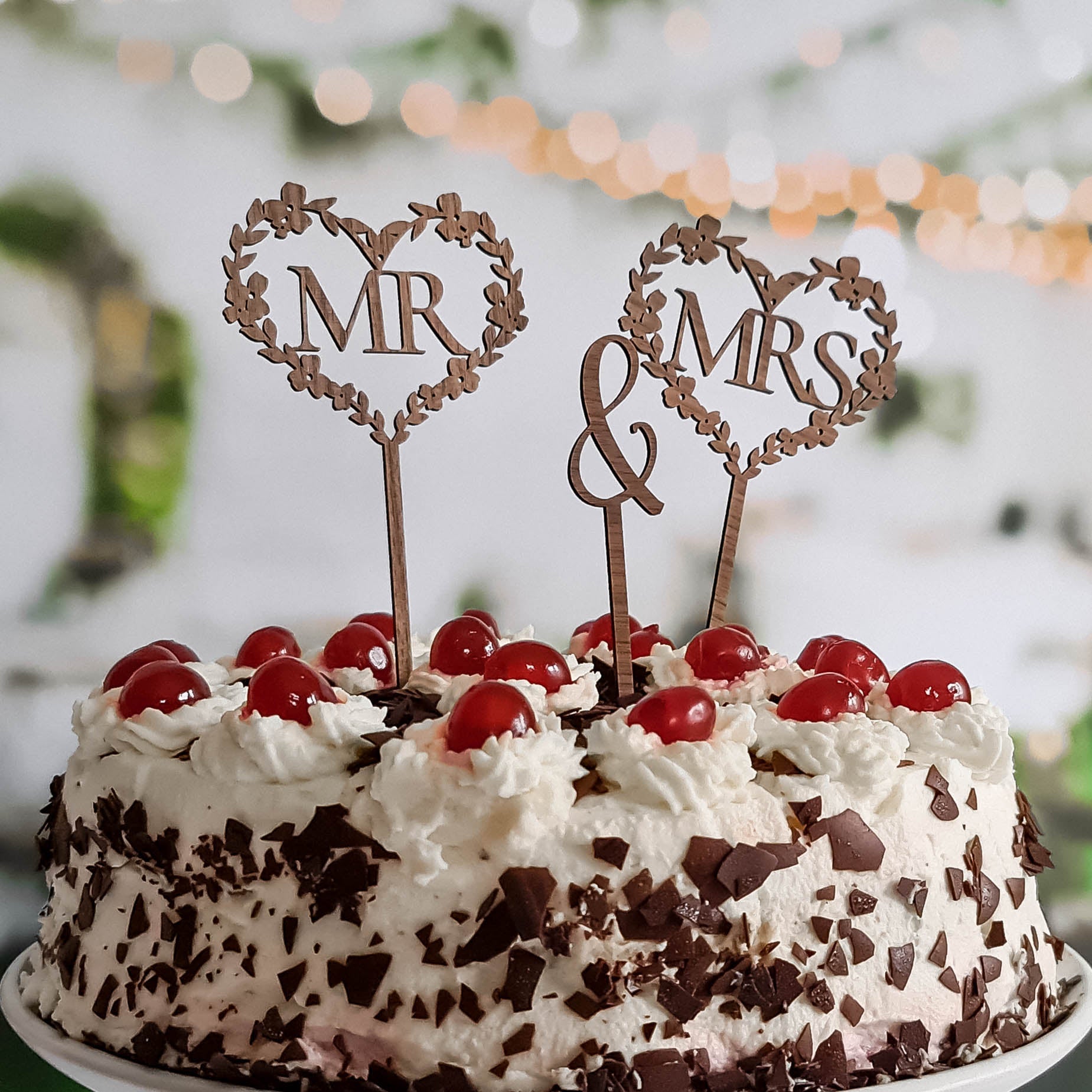 Cake Topper Mr &amp; Mrs Herzen - Suzu Papers