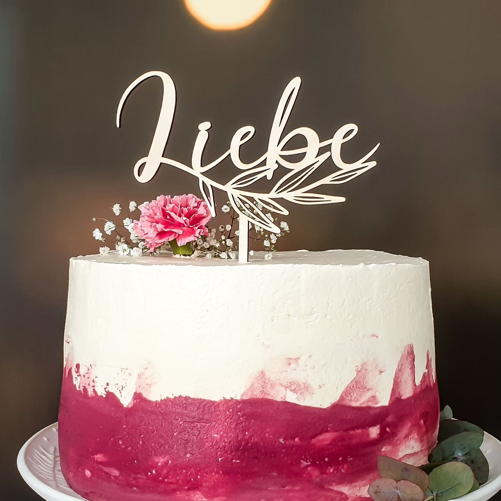 Cake Topper Liebe - Suzu Papers