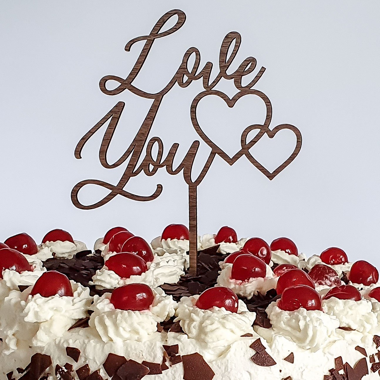 Cake Topper Love you - Suzu Papers