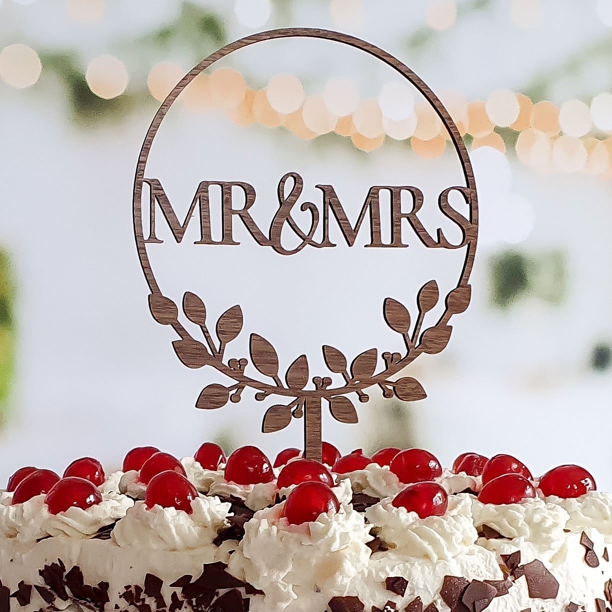 Mr &amp; Mrs Cake Topper - Hochzeitstopper - Suzu Papers