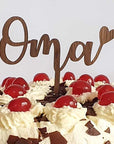Cake Topper Oma - Geschenk für Oma zum Geburtstag - Suzu Papers