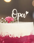 Cake Topper Opa - Geschenk für Opa zum Geburtstag - Suzu Papers