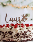 Cake Topper Taufe personalisiert - Suzu Papers