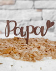 Cake Topper Vatertag Papa ♥ - Suzu Papers