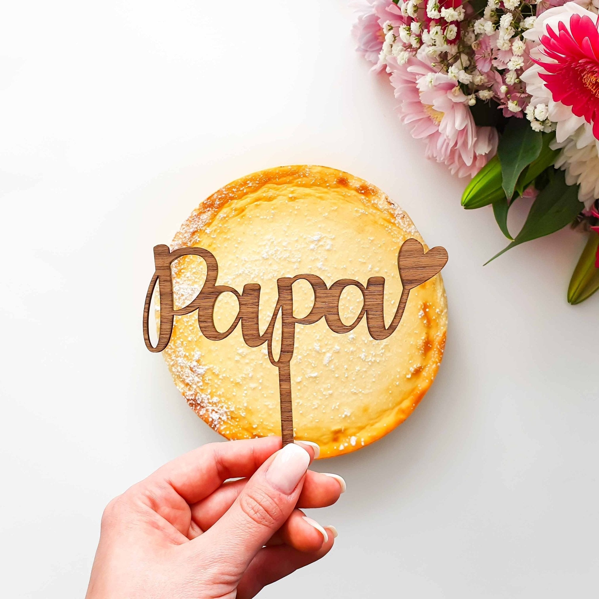 Cake Topper Vatertag Papa ♥ - Suzu Papers