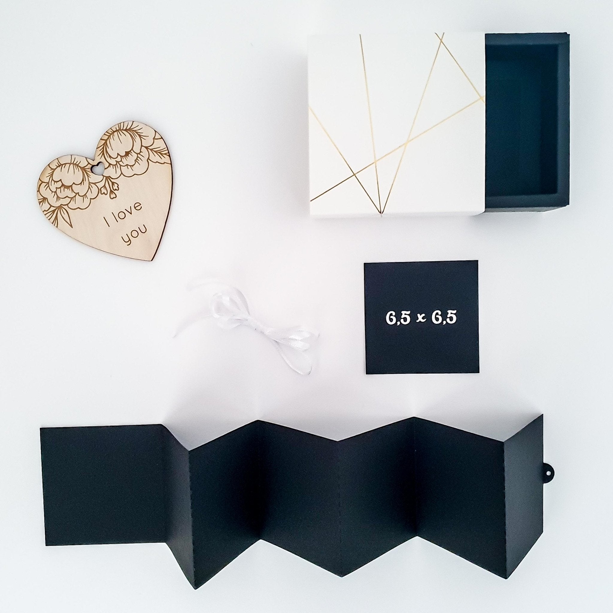DIY Fotoalbum Geschenkbox I love you - Suzu Papers