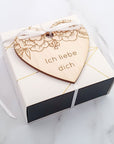 DIY Mini Fotoalbum - Karte Ich liebe dich mit Herz - Valentinstag ich liebe dich - Suzu Papers