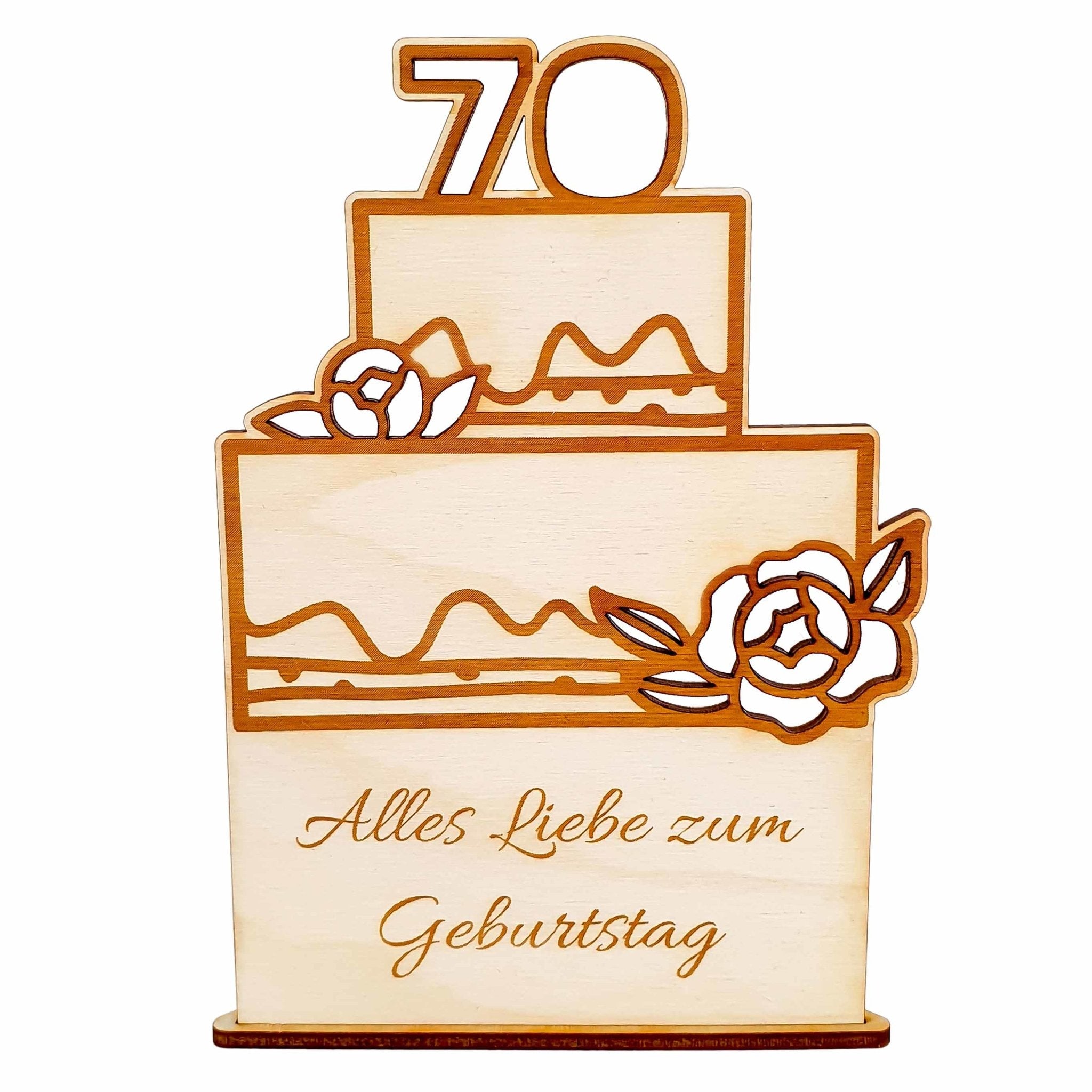 Glückwunschkarten zum 70 Geburtstag - Suzu Papers