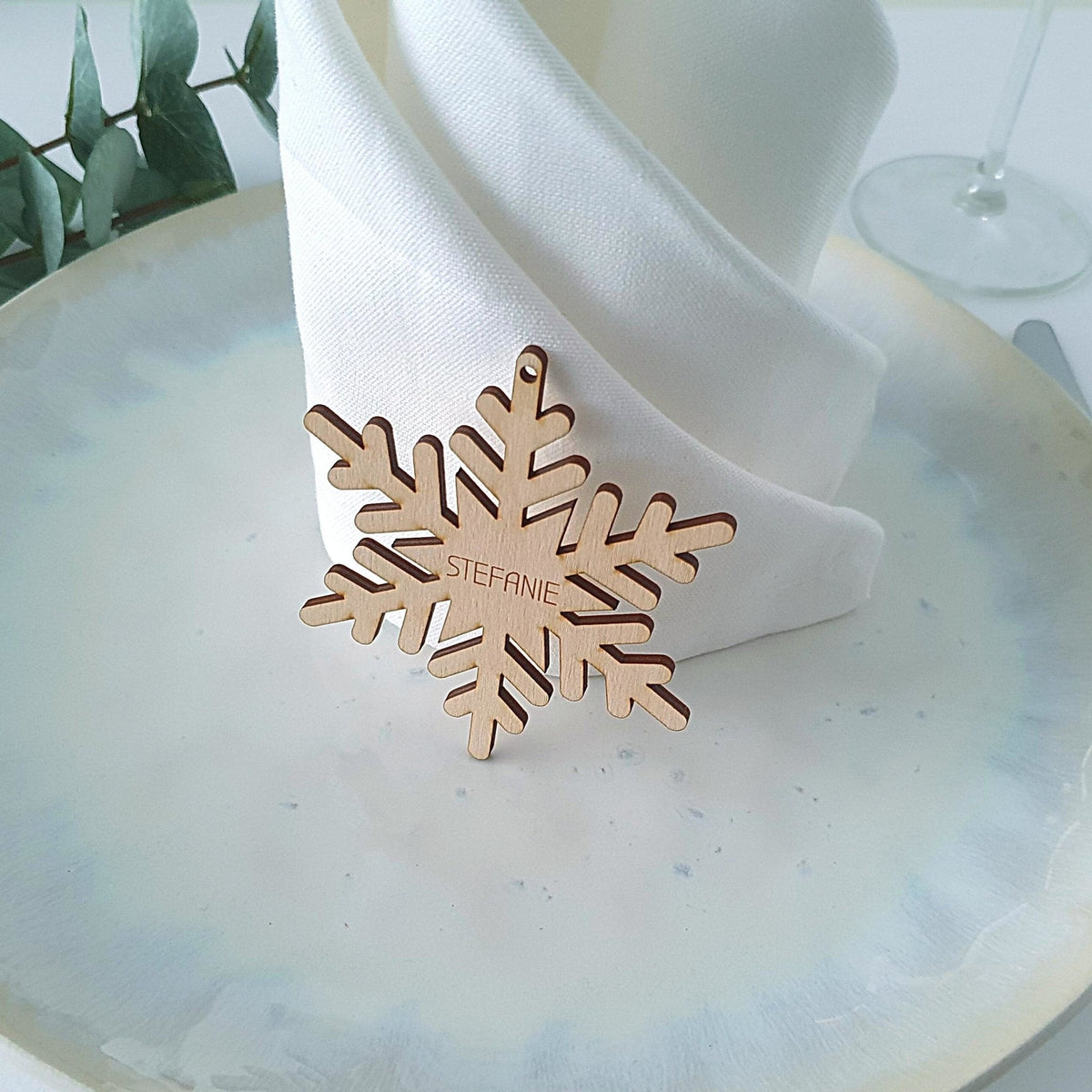 Tovaglioli Di Carta Natalizi 3 Strati - 40 Pezzi, 33x33 Cm, Con Babbo Natale E Pupazzo Di Neve, Per Decorare La Tavola Delle Feste