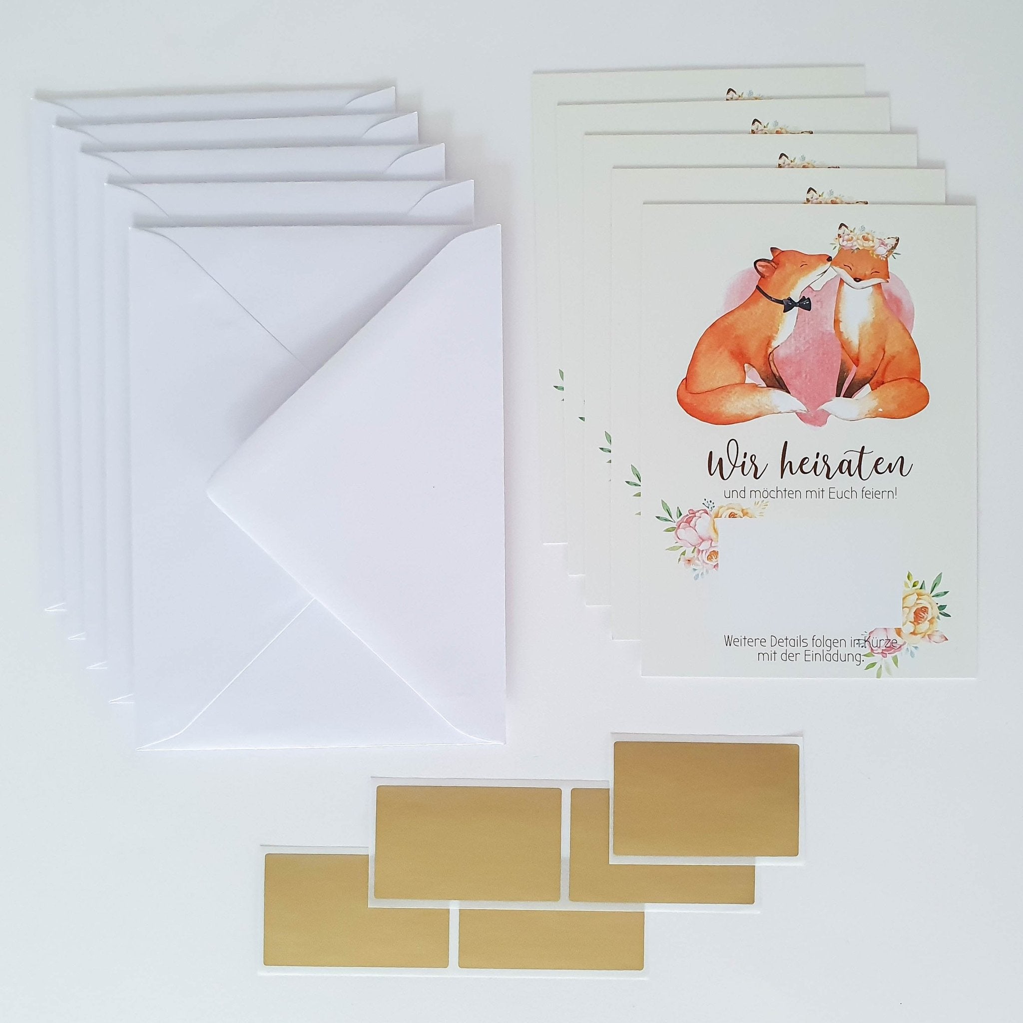 Rubbelkarten Füchse - Suzu Papers