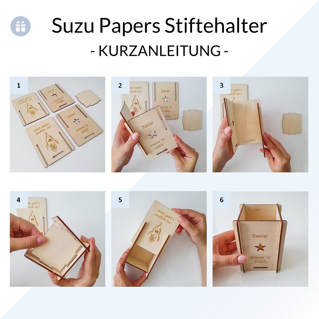 Stiftehalter Einschulung - Suzu Papers