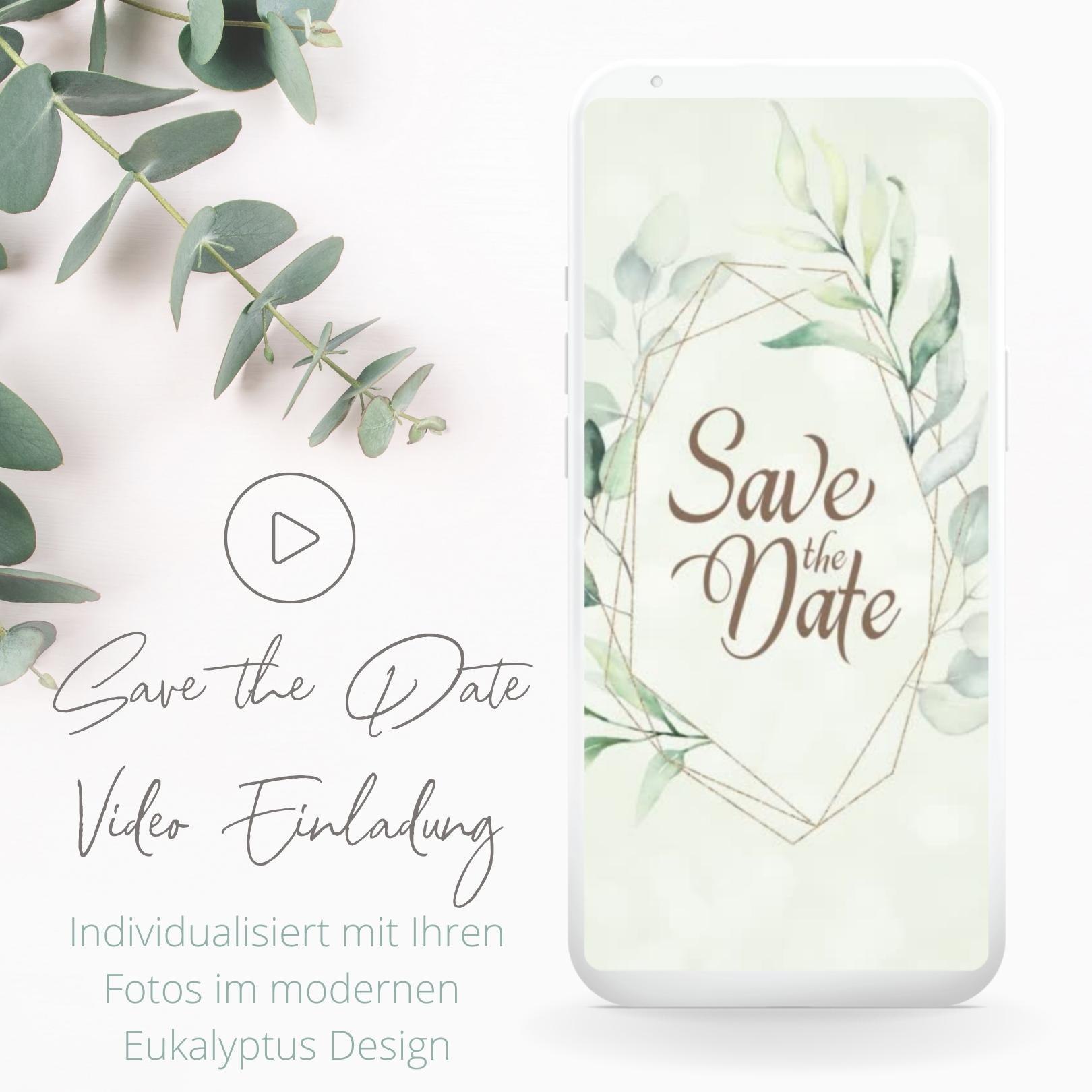 Video Save the Date Hochzeit EUKALYPTUS - Suzu Papers